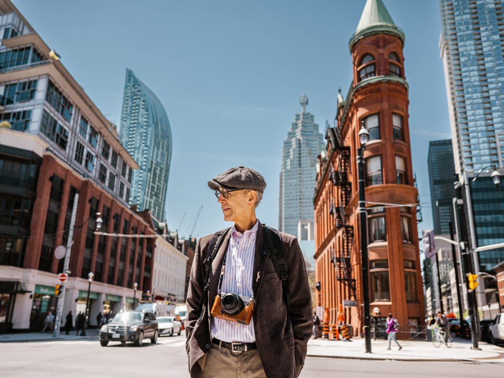 Man in St Lawrence market 