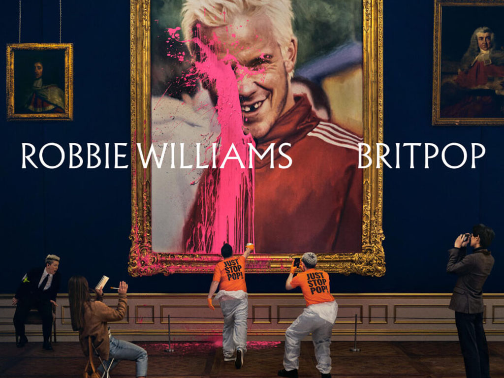 The cover of Robbie Williams' album 'Britpop'