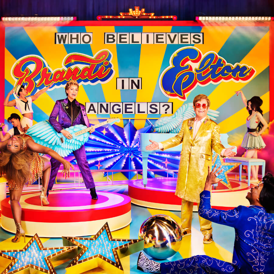 Album cover of Elton John & Brandi Carlile - Who Believes in Angels?
