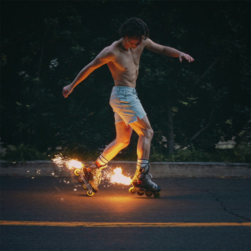 Benson Boone - Fireworks & Rollerblades album cover