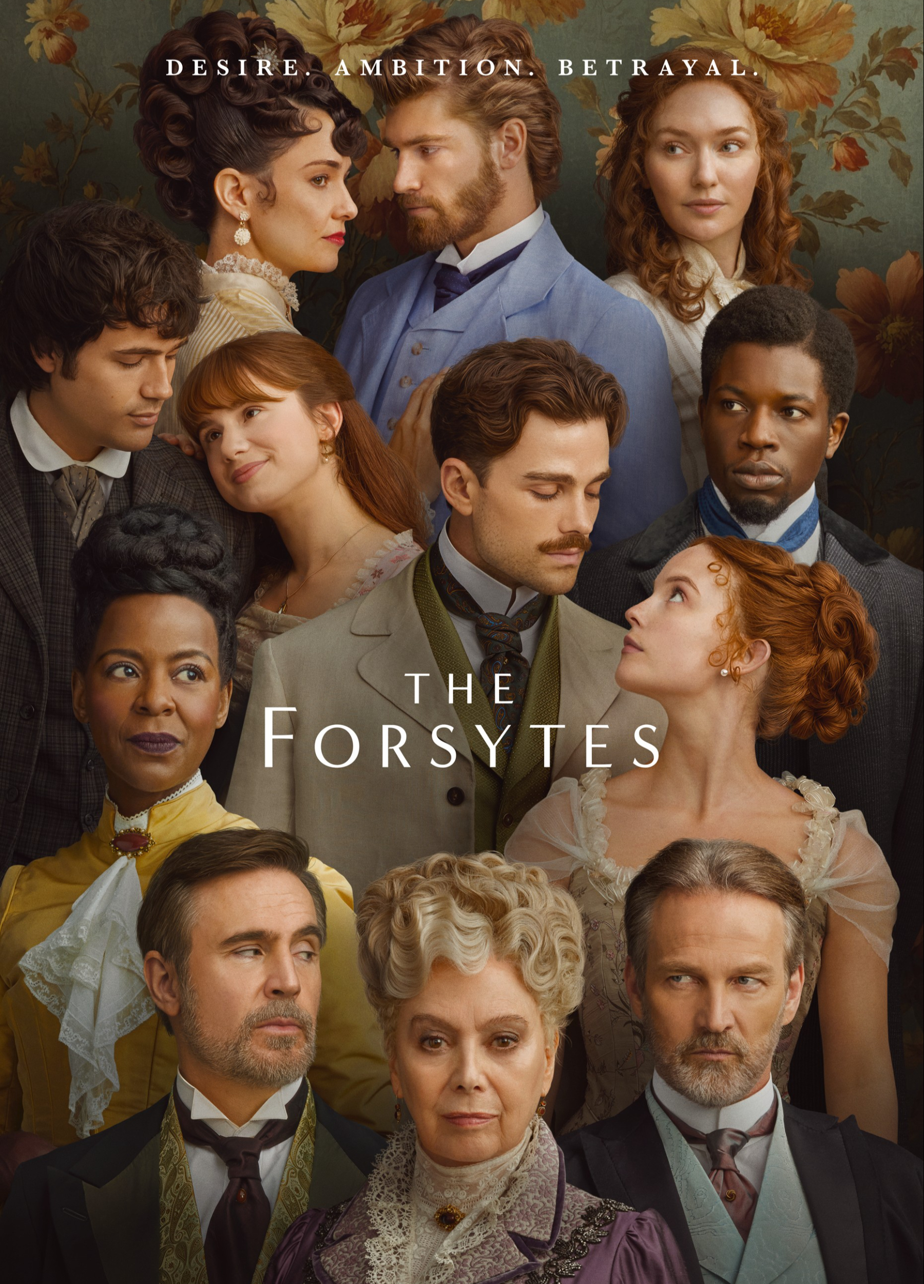 A posted for 'The Forsytes', showing all of the characters