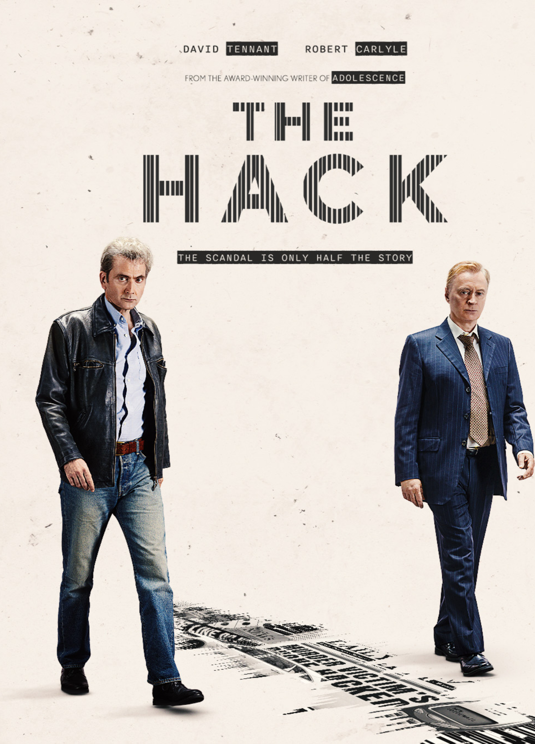 A poster for TV show 'The Hack' showing the two main characters