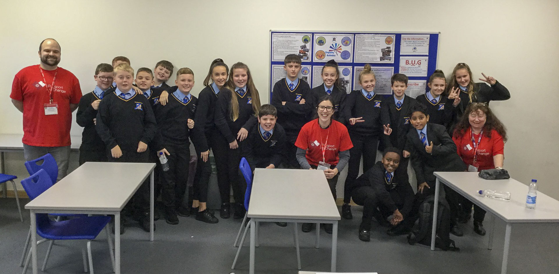 Laura joins our Swansea team to deliver a workshop on finance to Pentrehafod school.