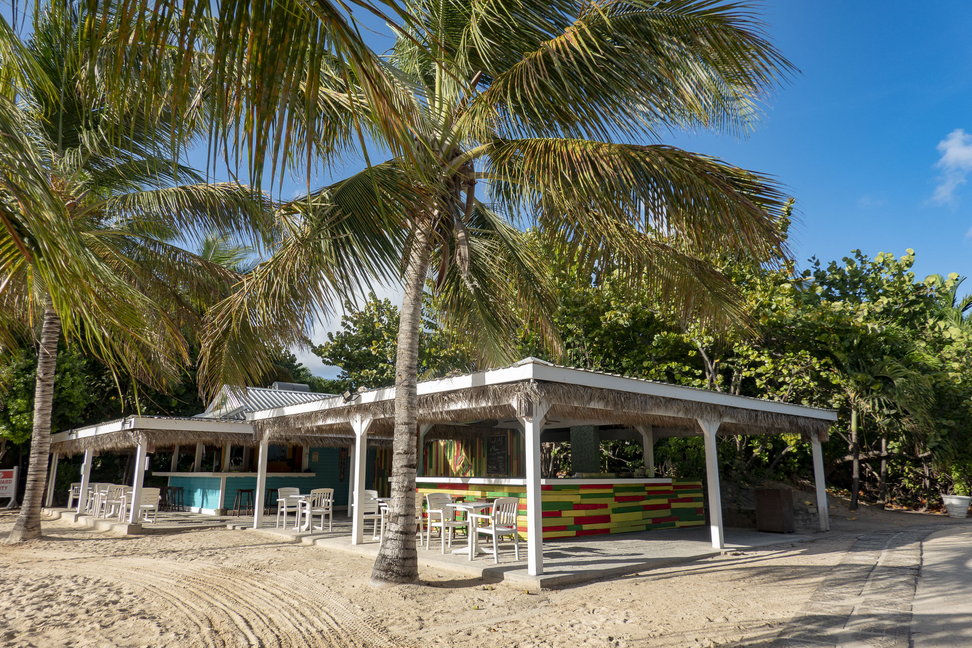 The beach bar at the Verandah Resort and Spa, Antigua