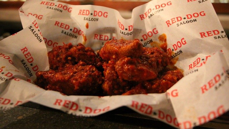 Red Dog Saloon hot wings